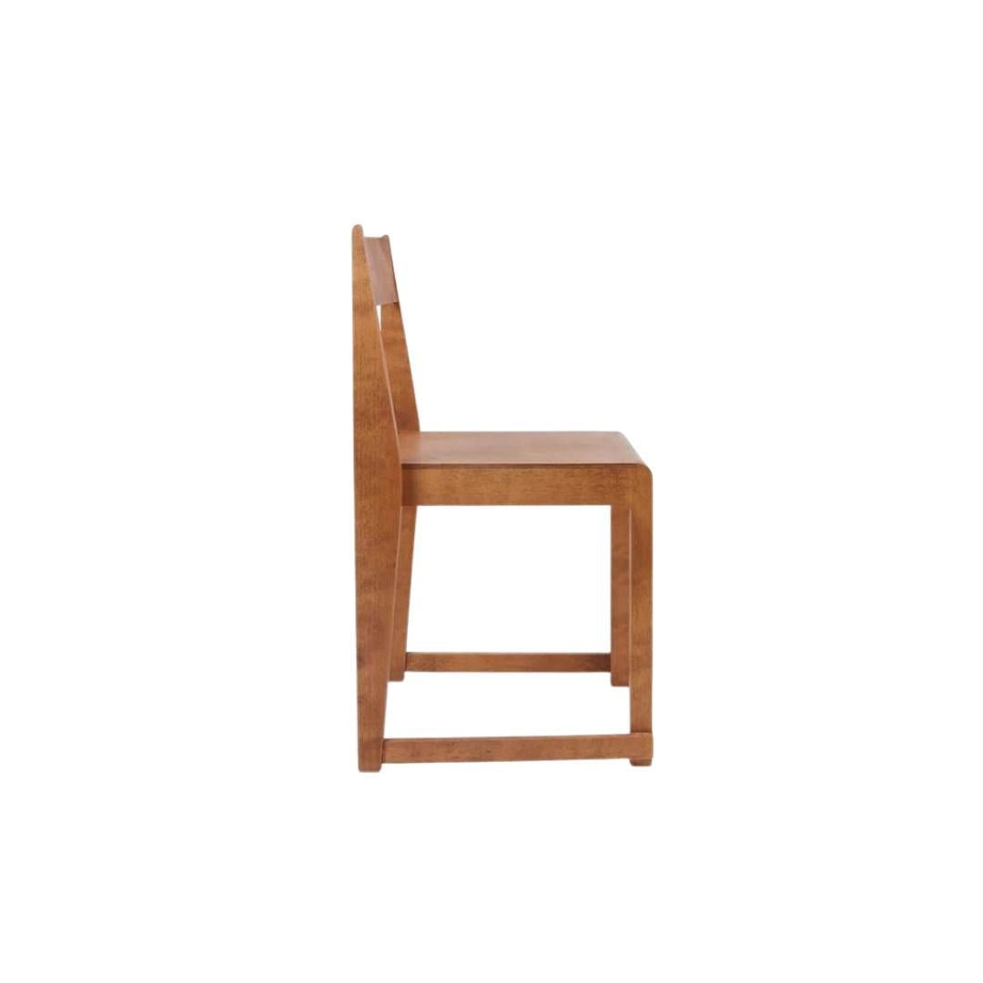 warm brown birch chair 01