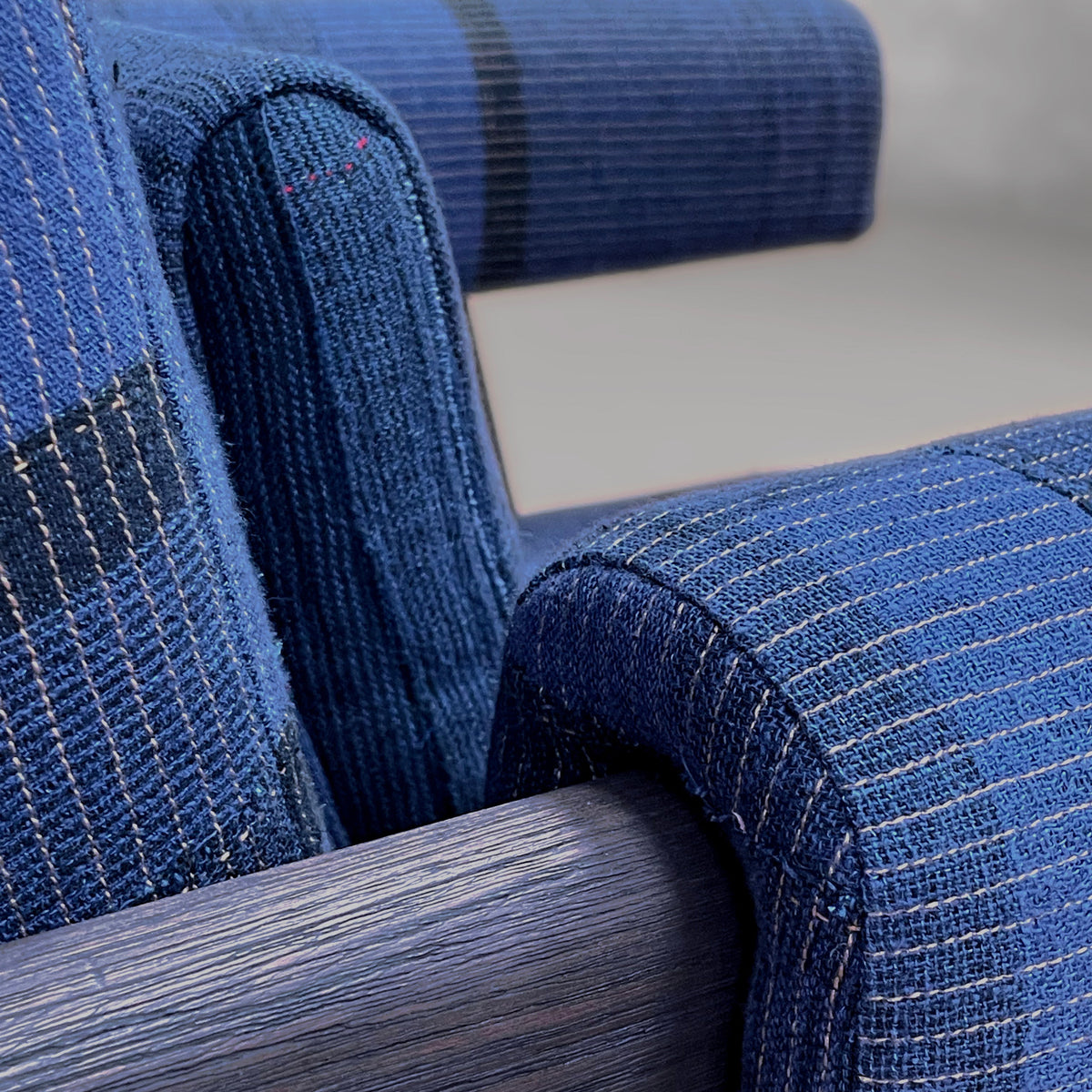 Upholstered Easy Armchair, KeSa Cobalt