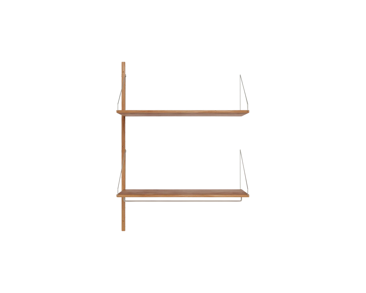 Shelf Library Add-on Hanger Section