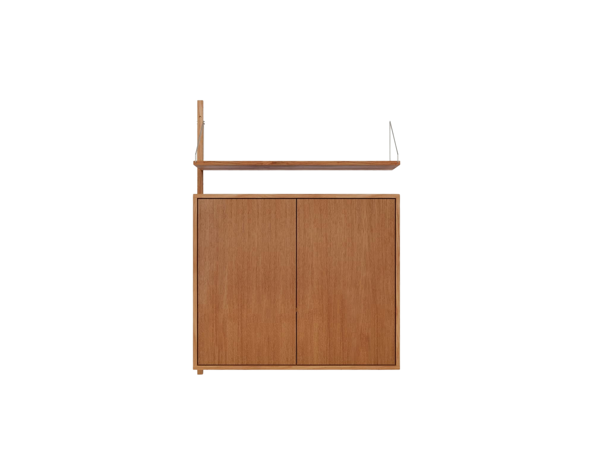 Shelf Library Medium Cabinet Add-on Section