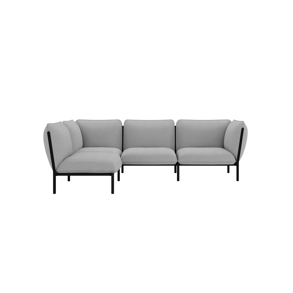 kumo corner sofa left with armrest