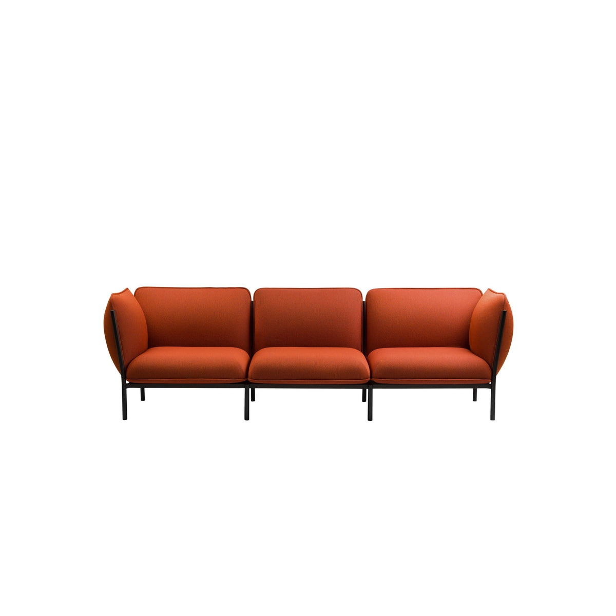 kumo 3-seater sofa with armrests