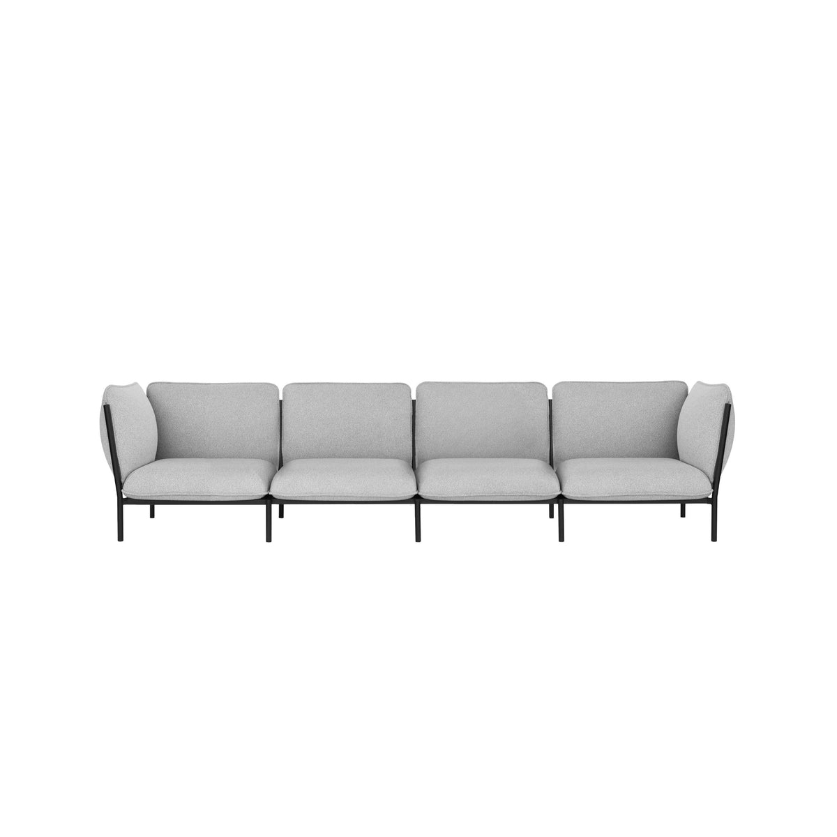 kumo 4-seater sofa with armrests