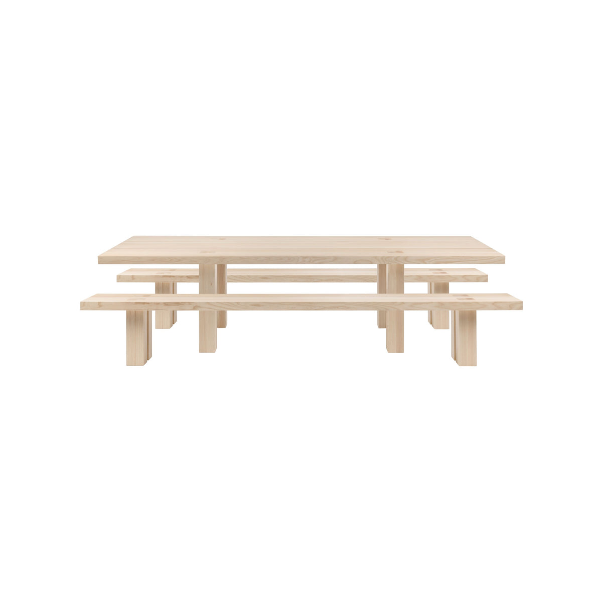 max table + max benches 98.4 in