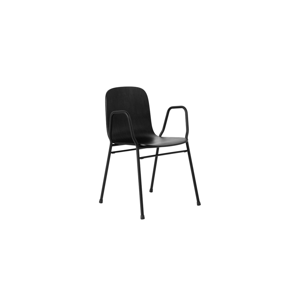 touchwood armchair with jet black legs