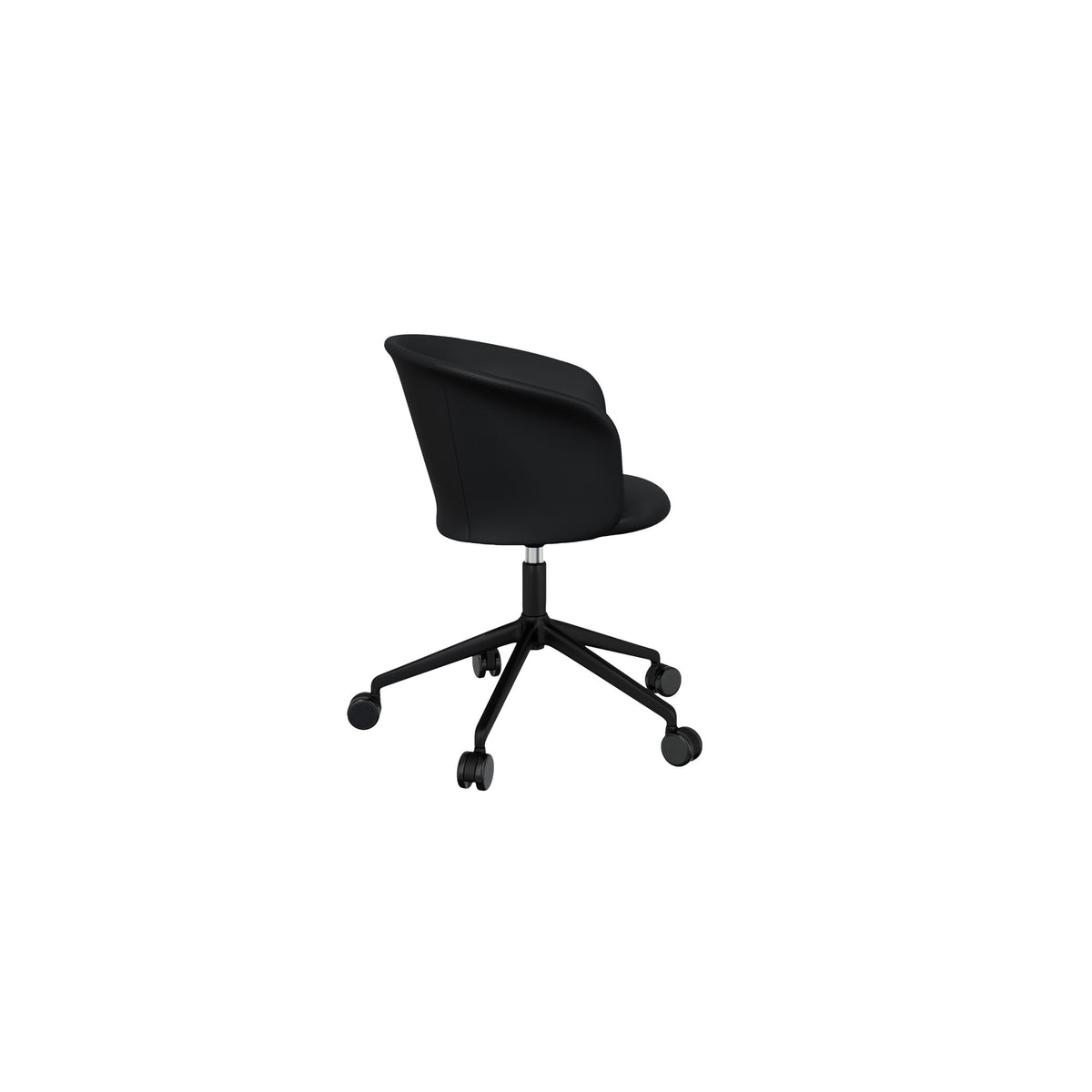 kendo swivel chair 5-star castors, jet black