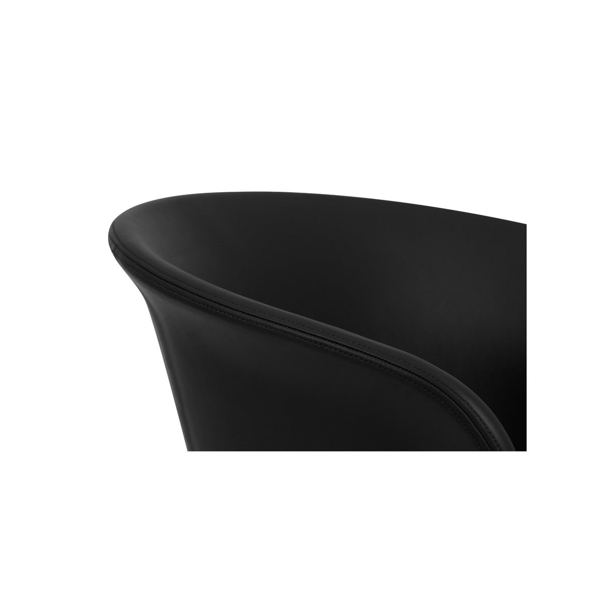 kendo swivel chair 5-star castors, jet black