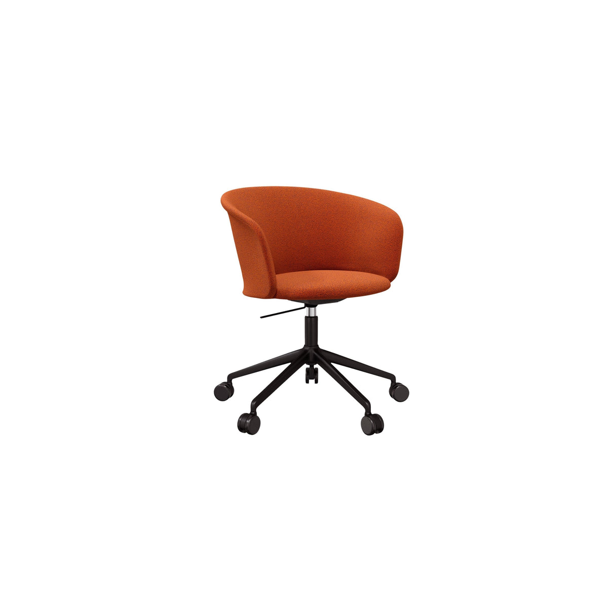 kendo swivel chair 5-star castors, jet black