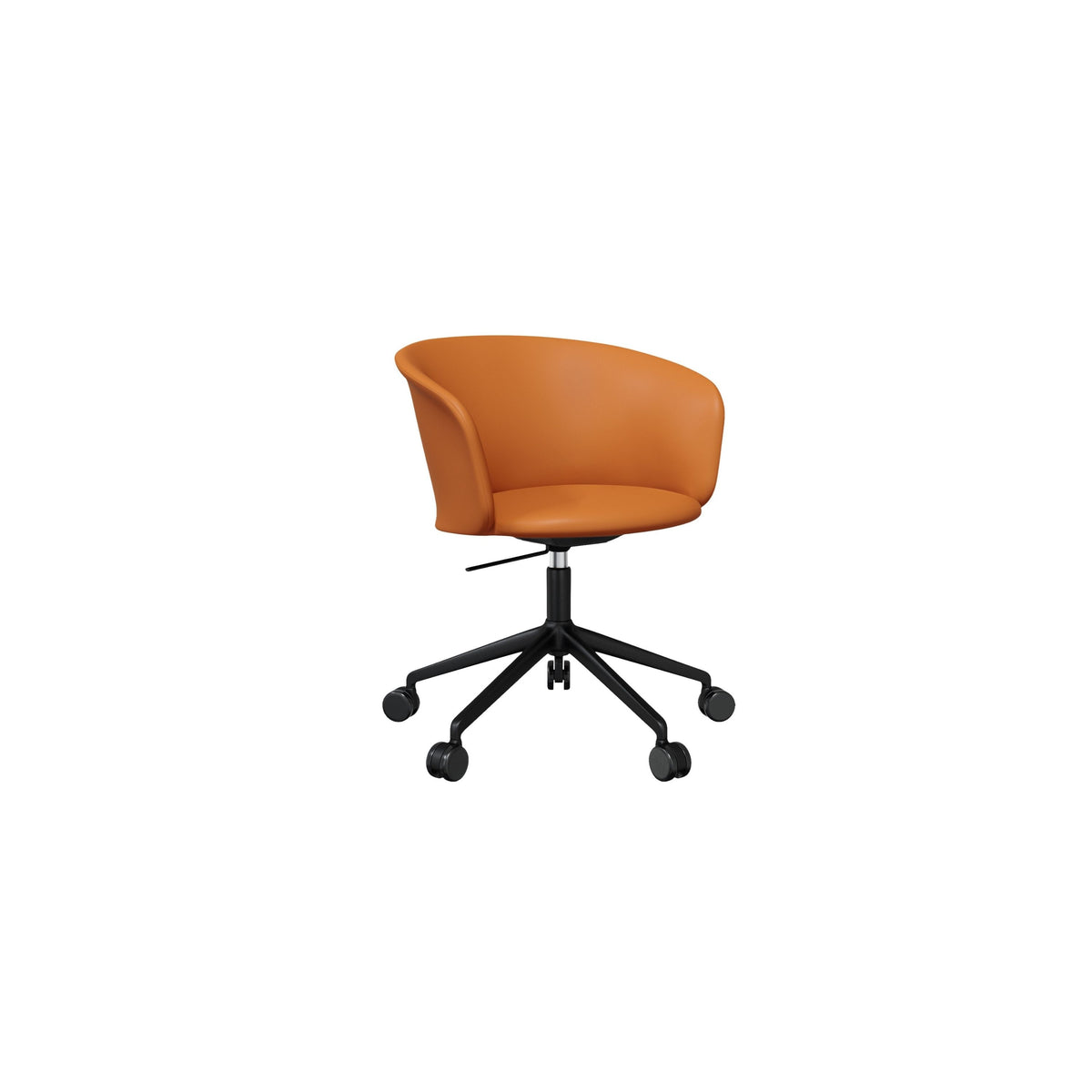 kendo swivel chair 5-star castors, jet black