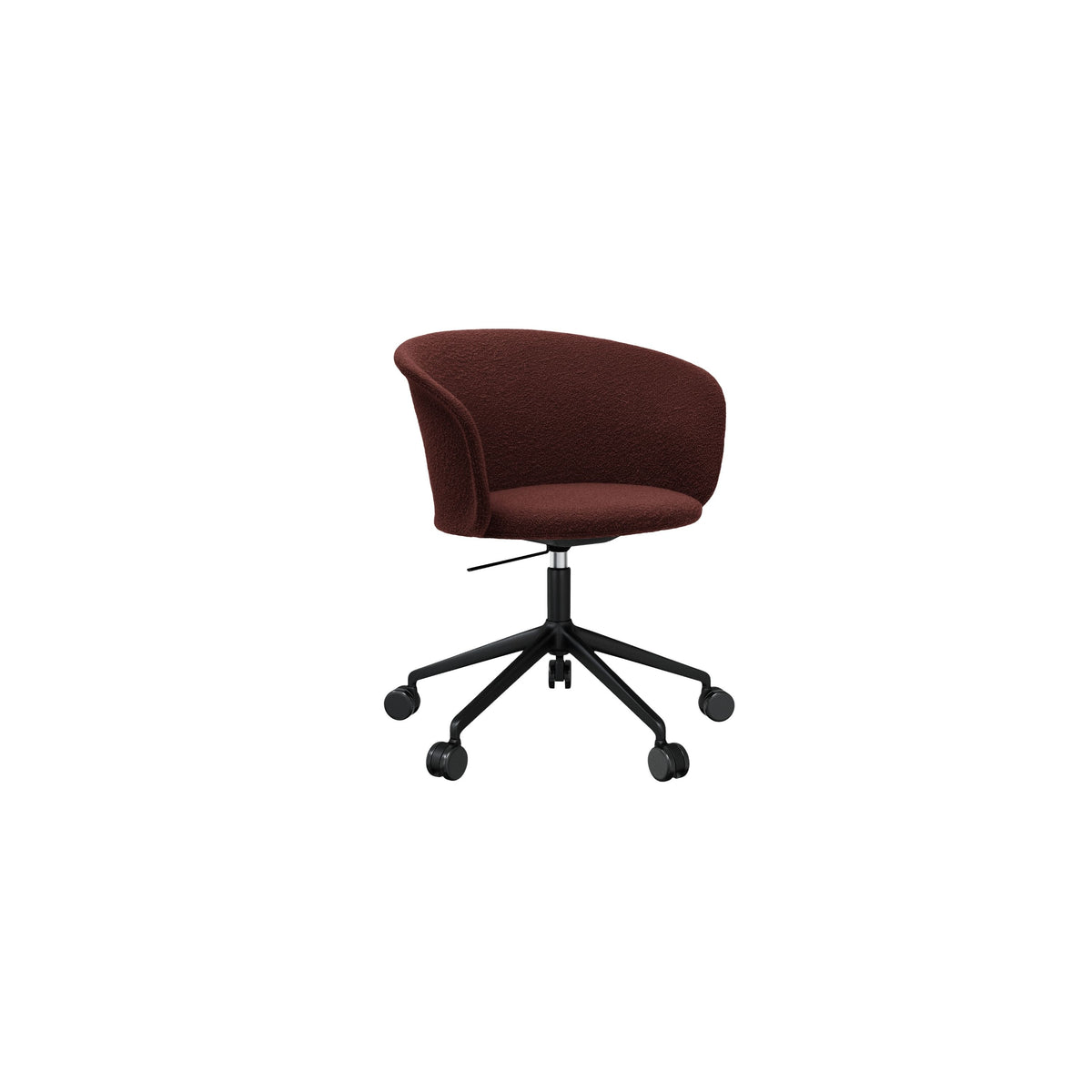 kendo swivel chair 5-star castors, jet black