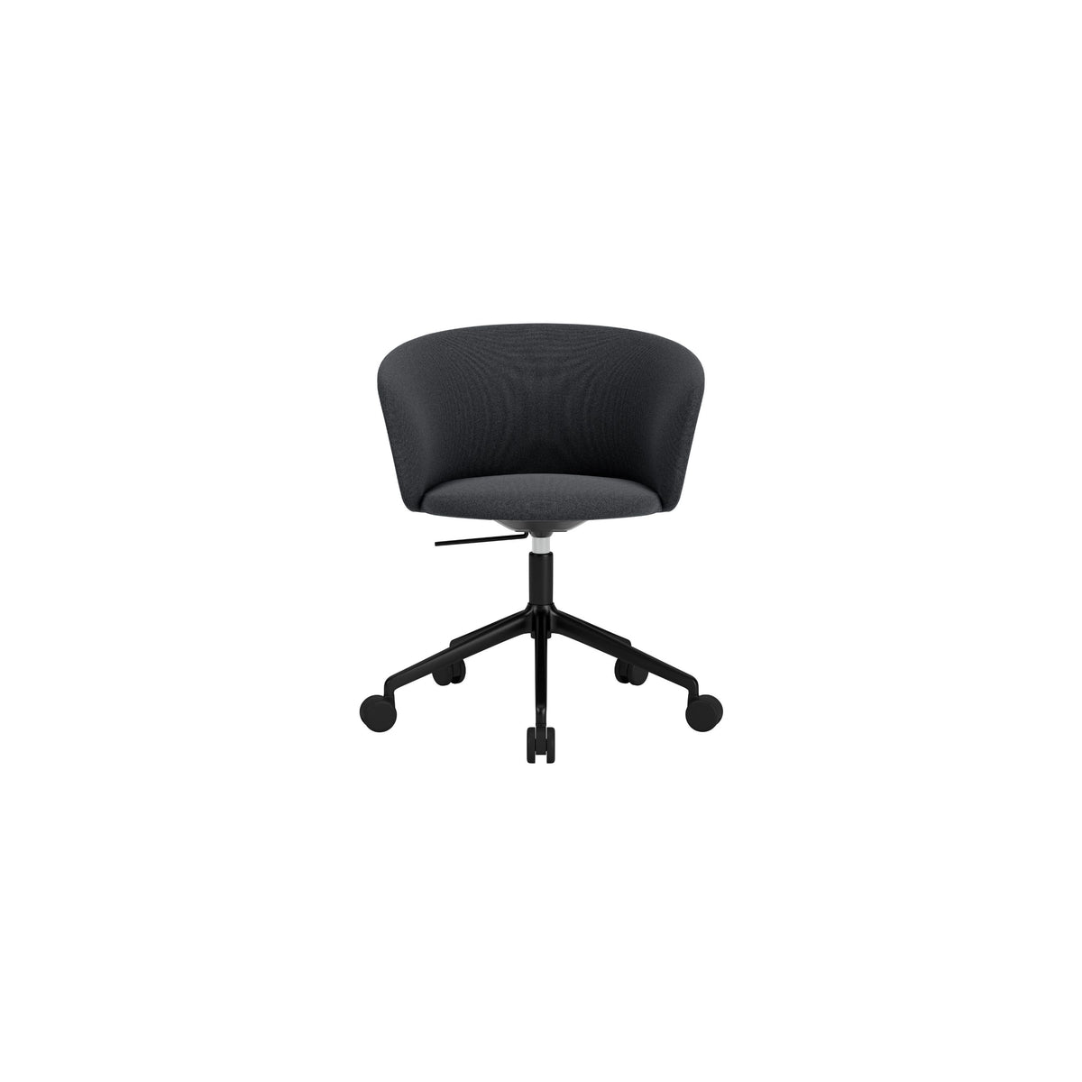 kendo swivel chair 5-star castors, jet black