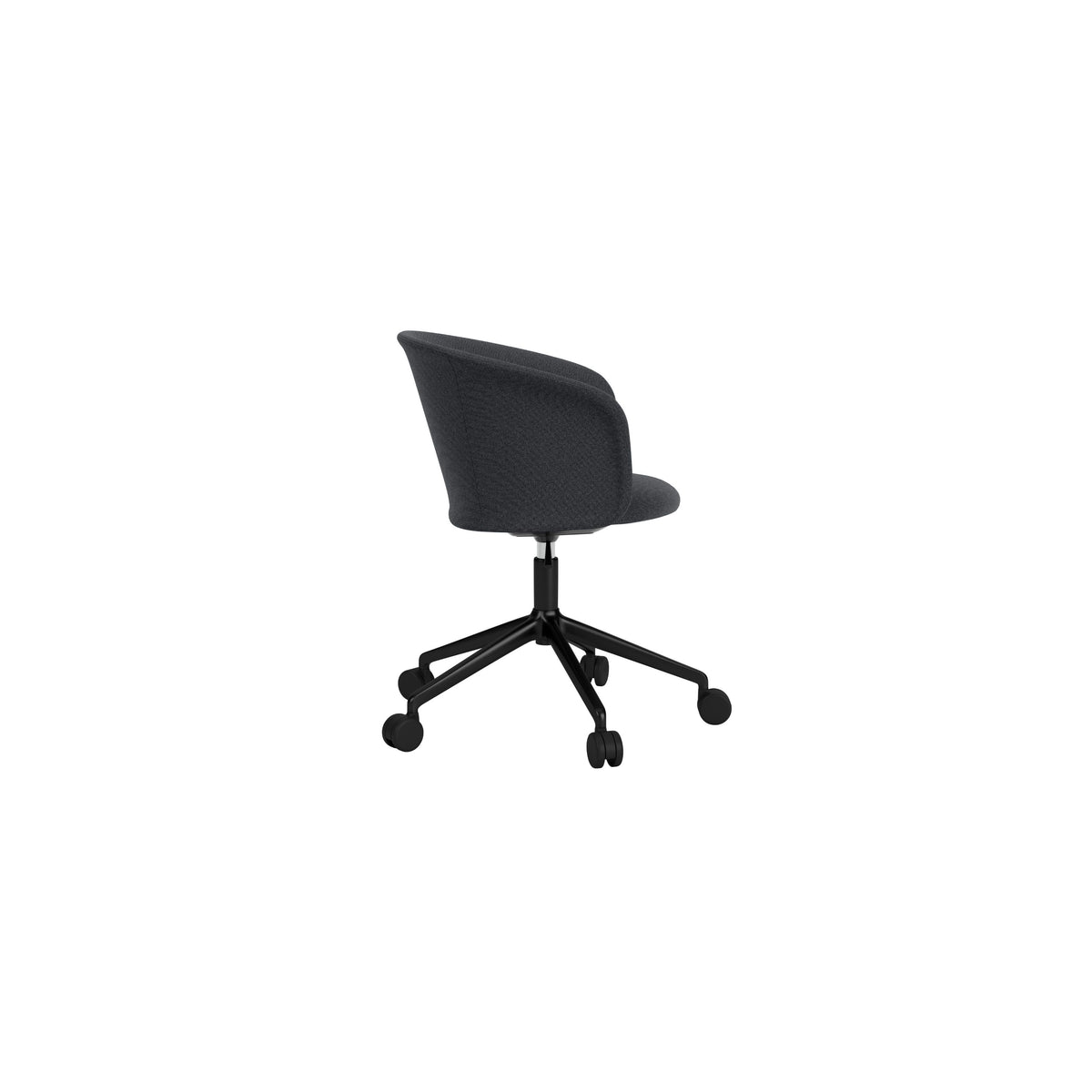 kendo swivel chair 5-star castors, jet black