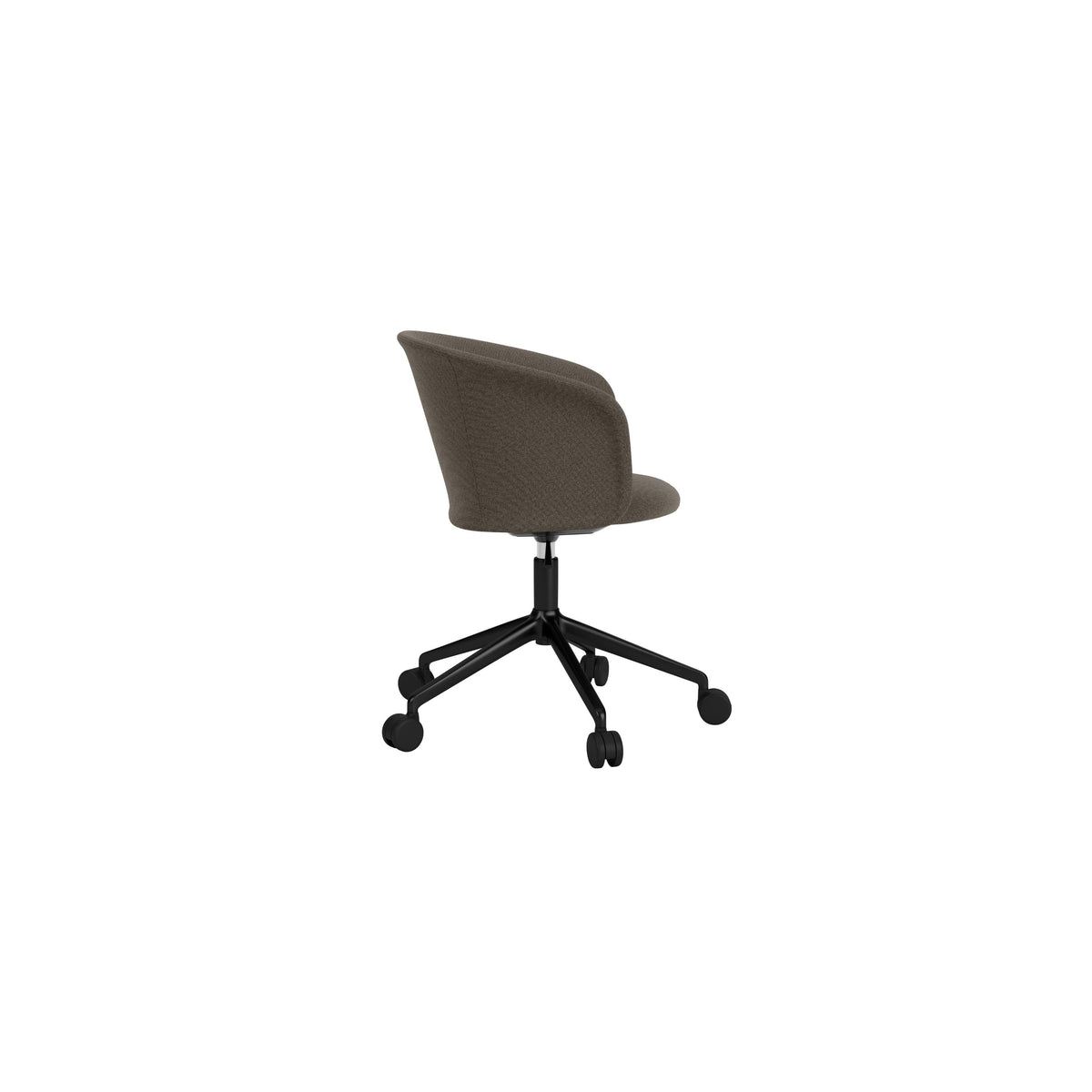 kendo swivel chair 5-star castors, jet black