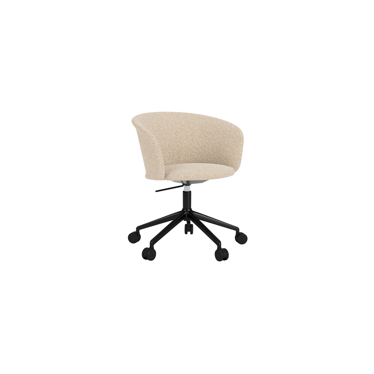 kendo swivel chair 5-star castors, jet black