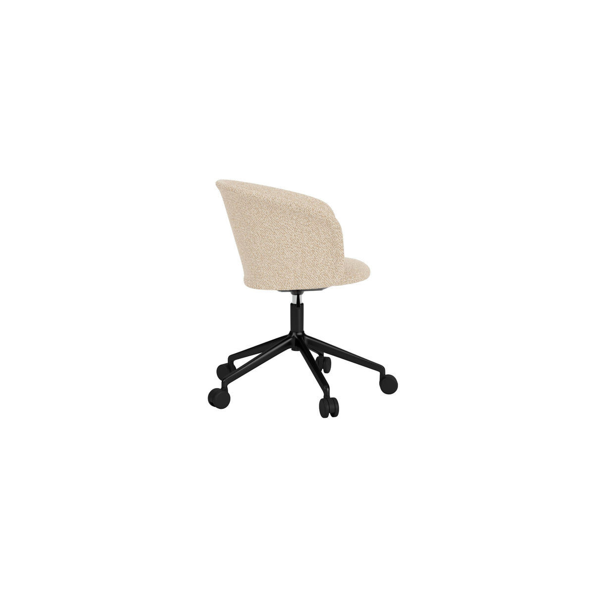 kendo swivel chair 5-star castors, jet black