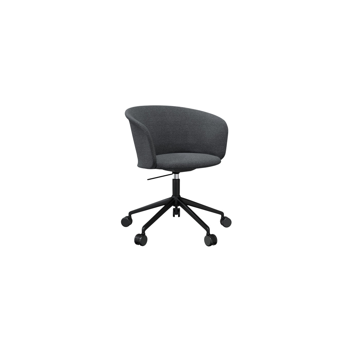 kendo swivel chair 5-star castors, jet black