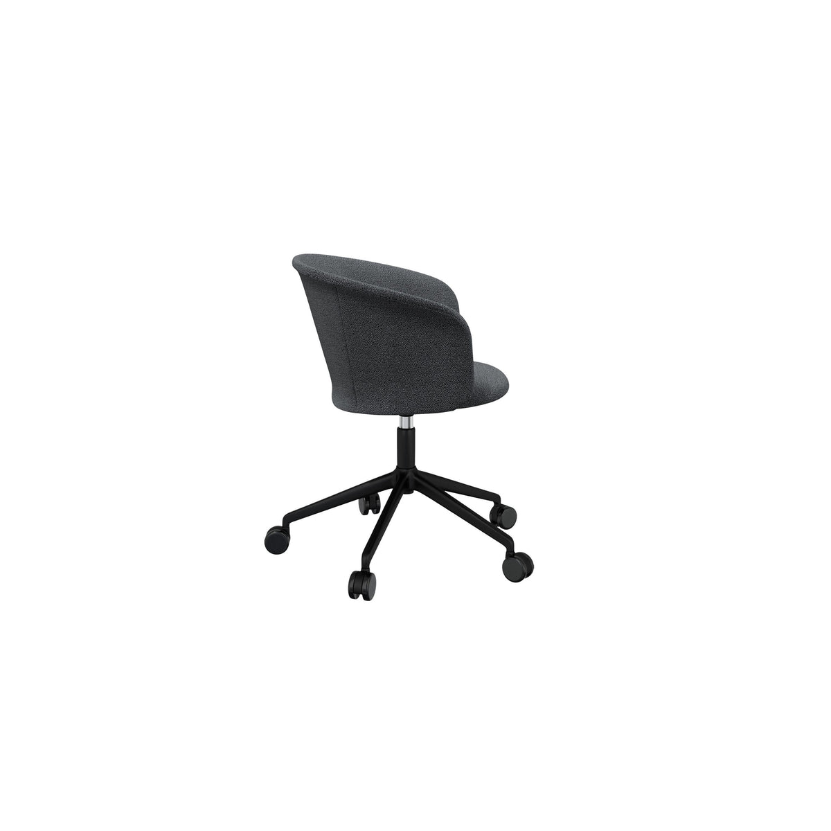 kendo swivel chair 5-star castors, jet black