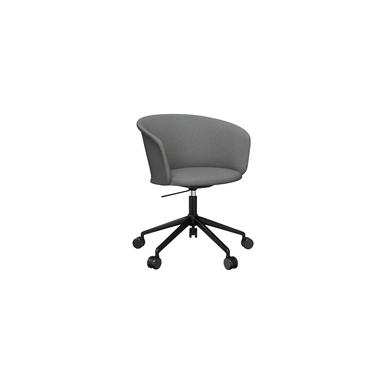 kendo swivel chair 5-star castors, jet black