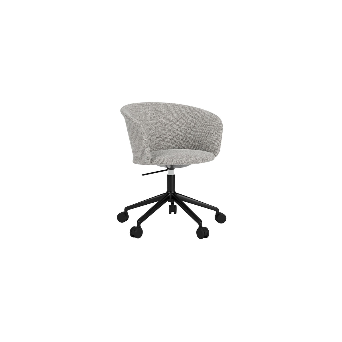 kendo swivel chair 5-star castors, jet black
