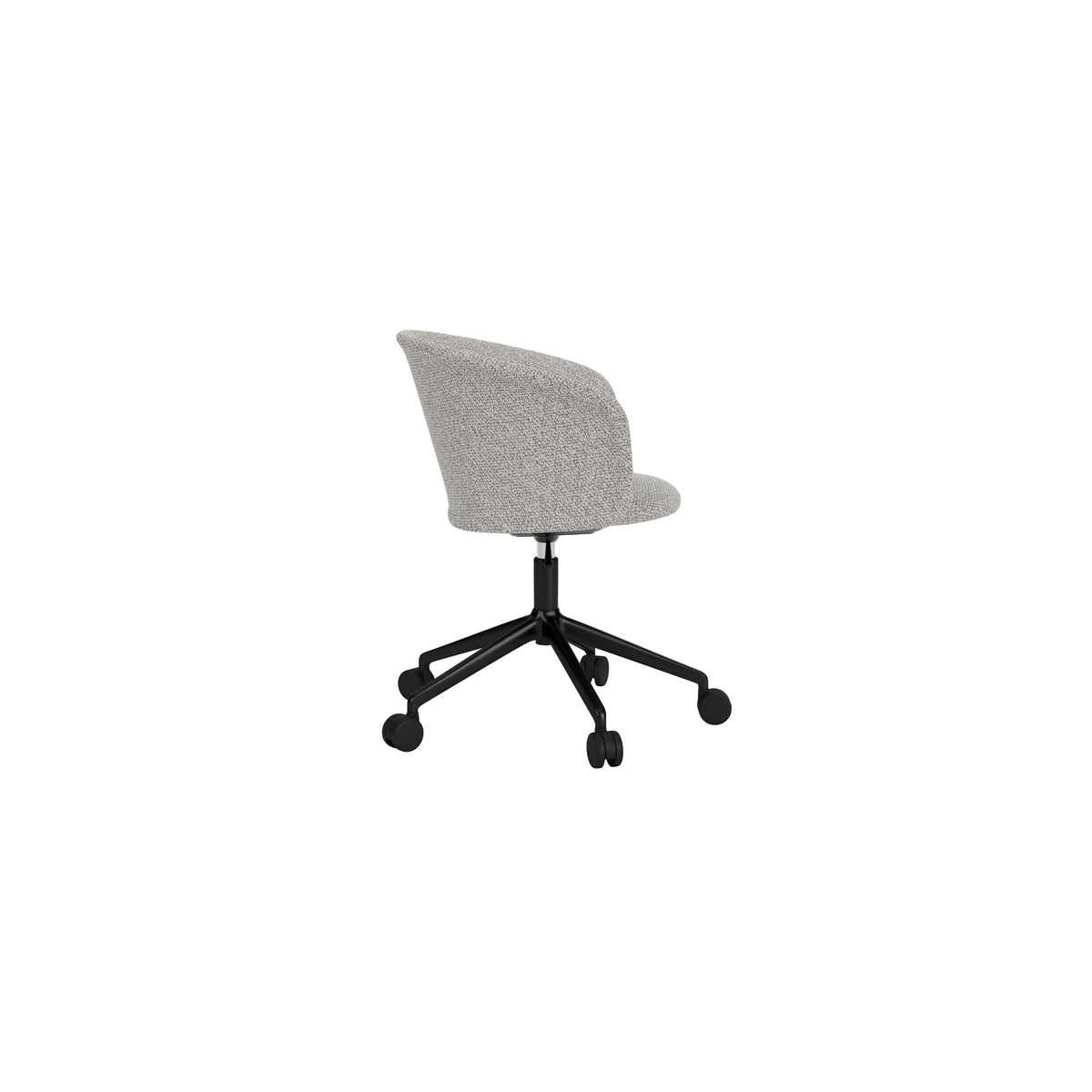 kendo swivel chair 5-star castors, jet black