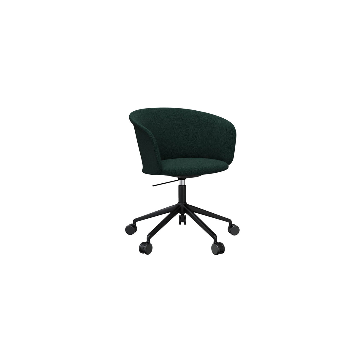 kendo swivel chair 5-star castors, jet black