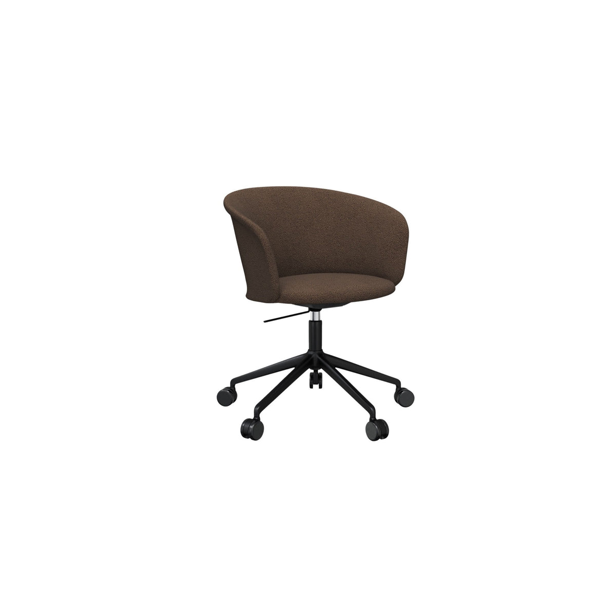 kendo swivel chair 5-star castors, jet black