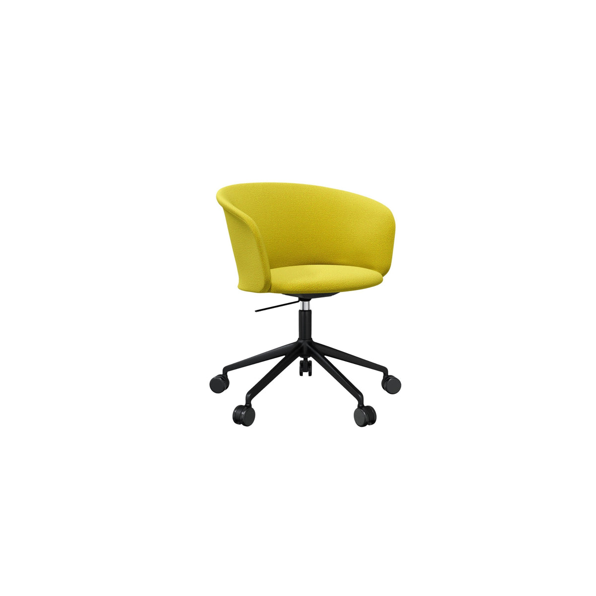 kendo swivel chair 5-star castors, jet black