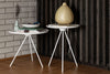 key side table in ash white