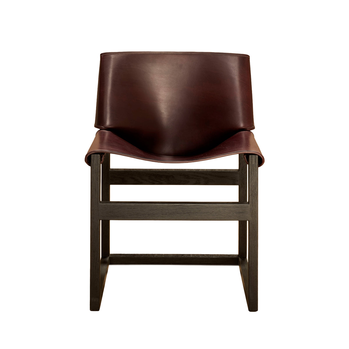 Saddle Chair, Burgundy
