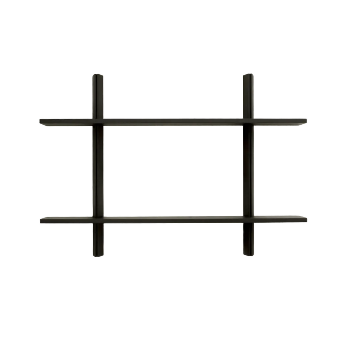 DW 02 Bookshelf - Two Uprights (Black)