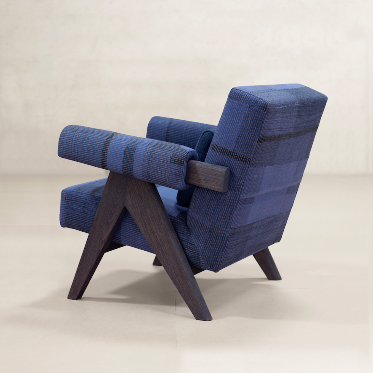 Upholstered Easy Armchair, KeSa Cobalt