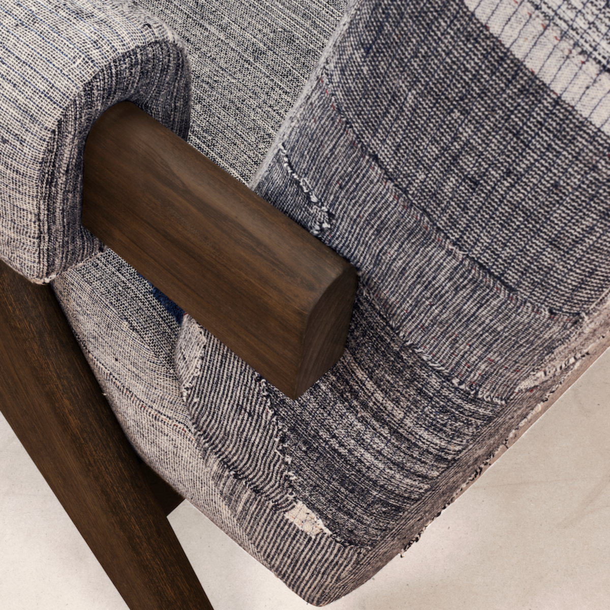 Upholstered Easy Armchair, KeSa Indigo