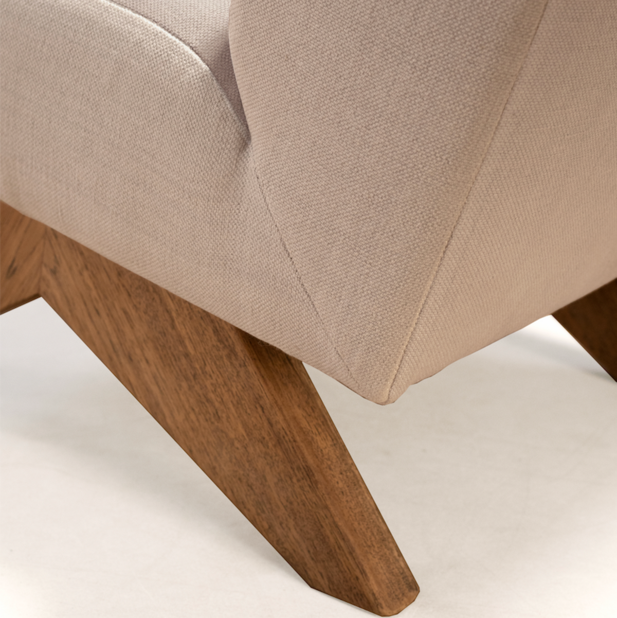 Upholstered Armless Chair, Zanav Upholstery