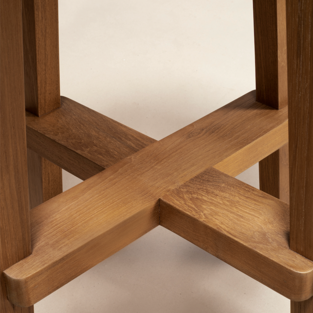 High Stool with Cane Seat