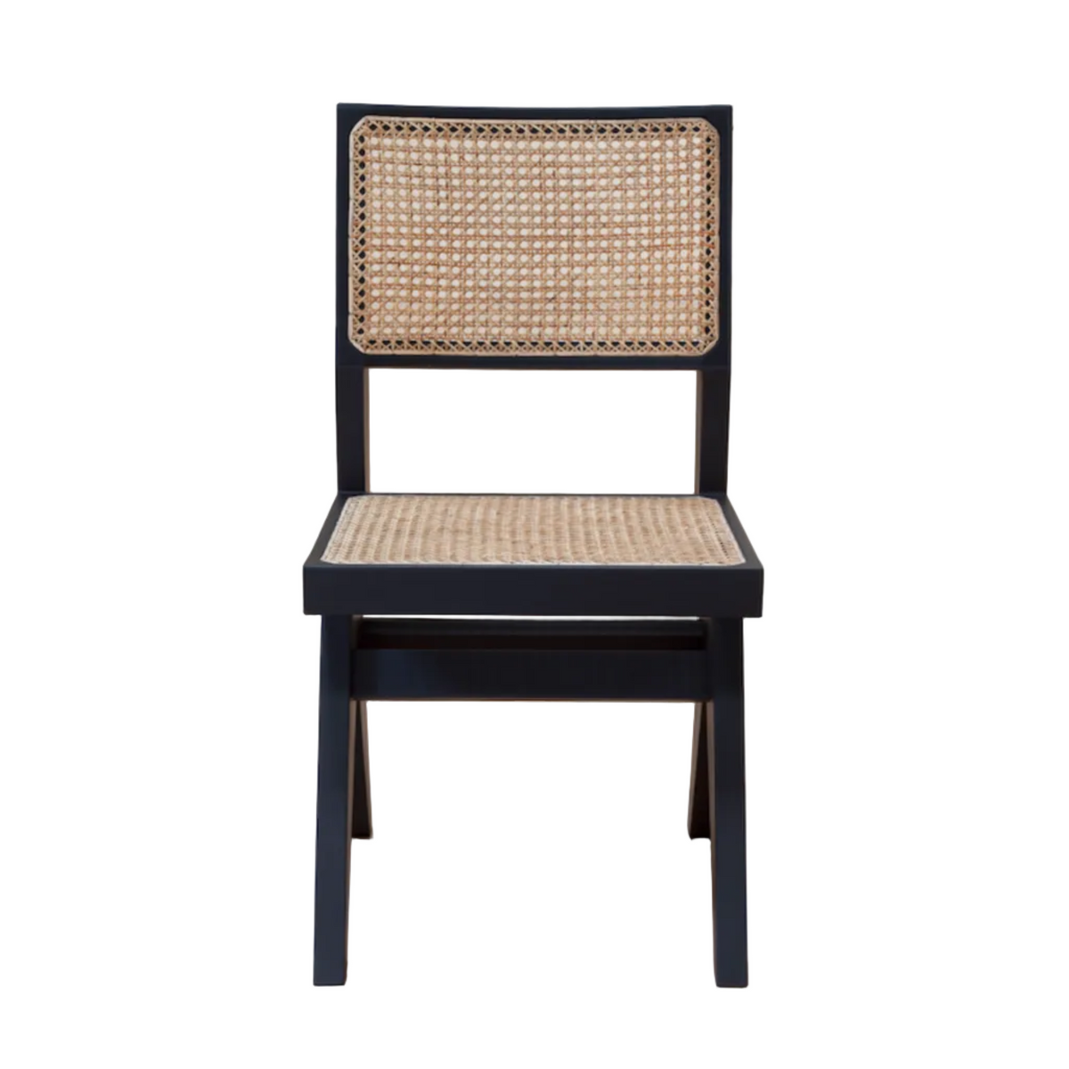 Armless Dining Chair, Black
