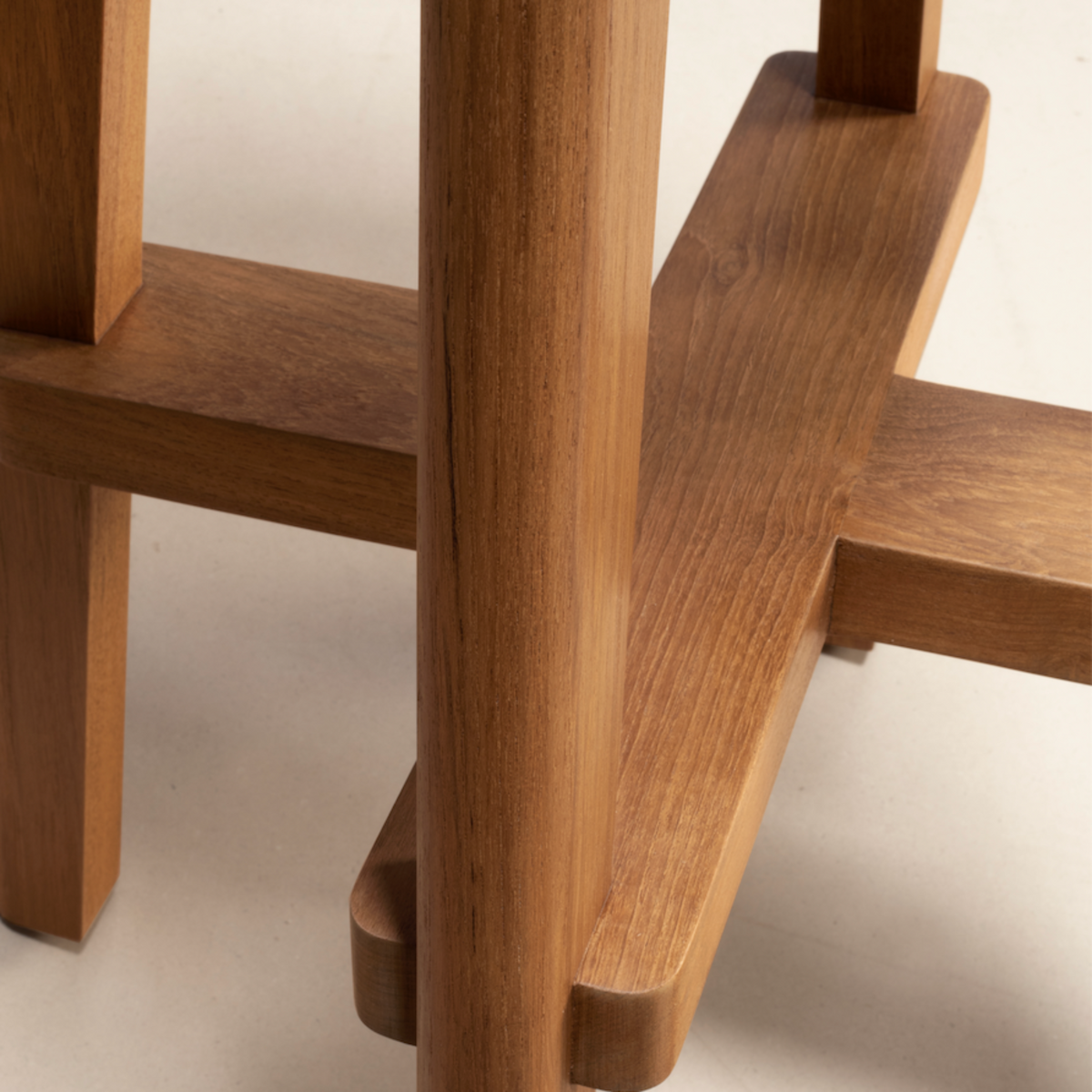 High Stool with Cane Seat