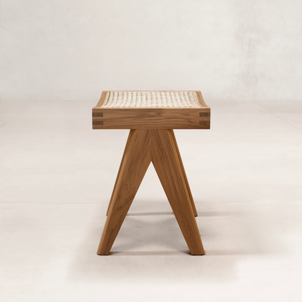 Low Cane Stool