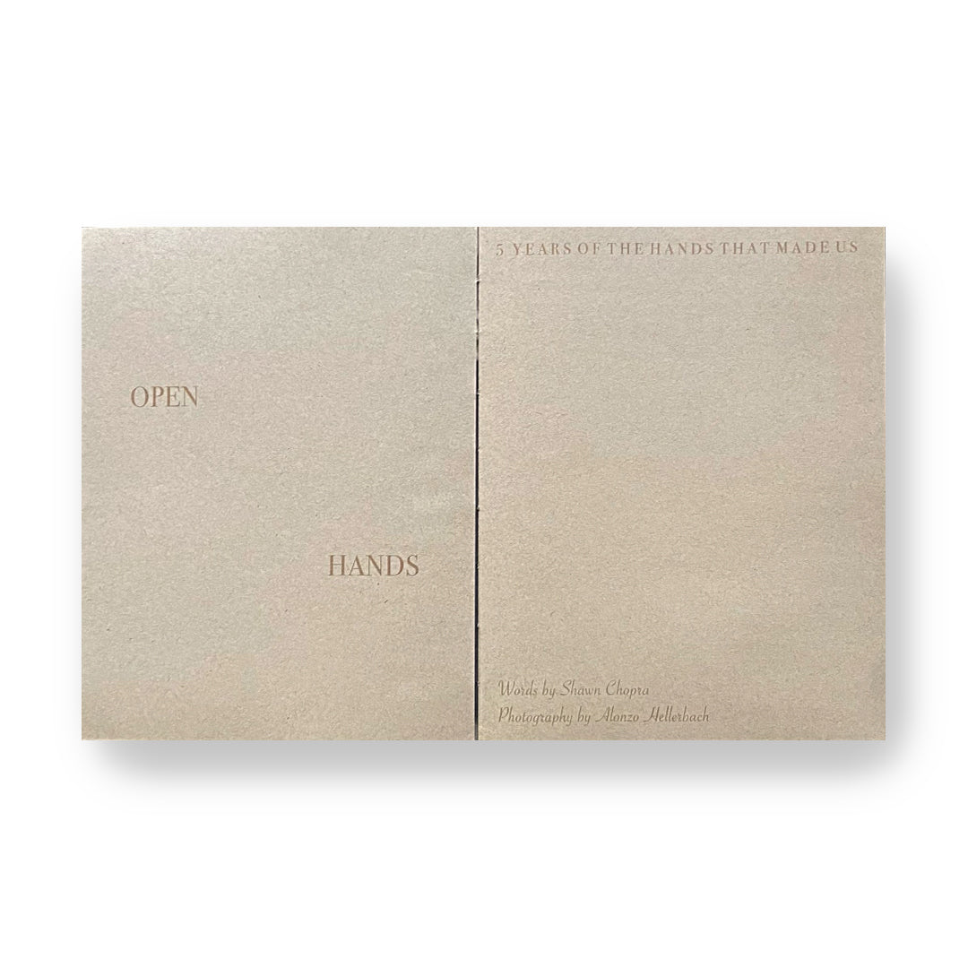 OPEN HANDS by Shawn Chopra & Alonzo Hellerbach