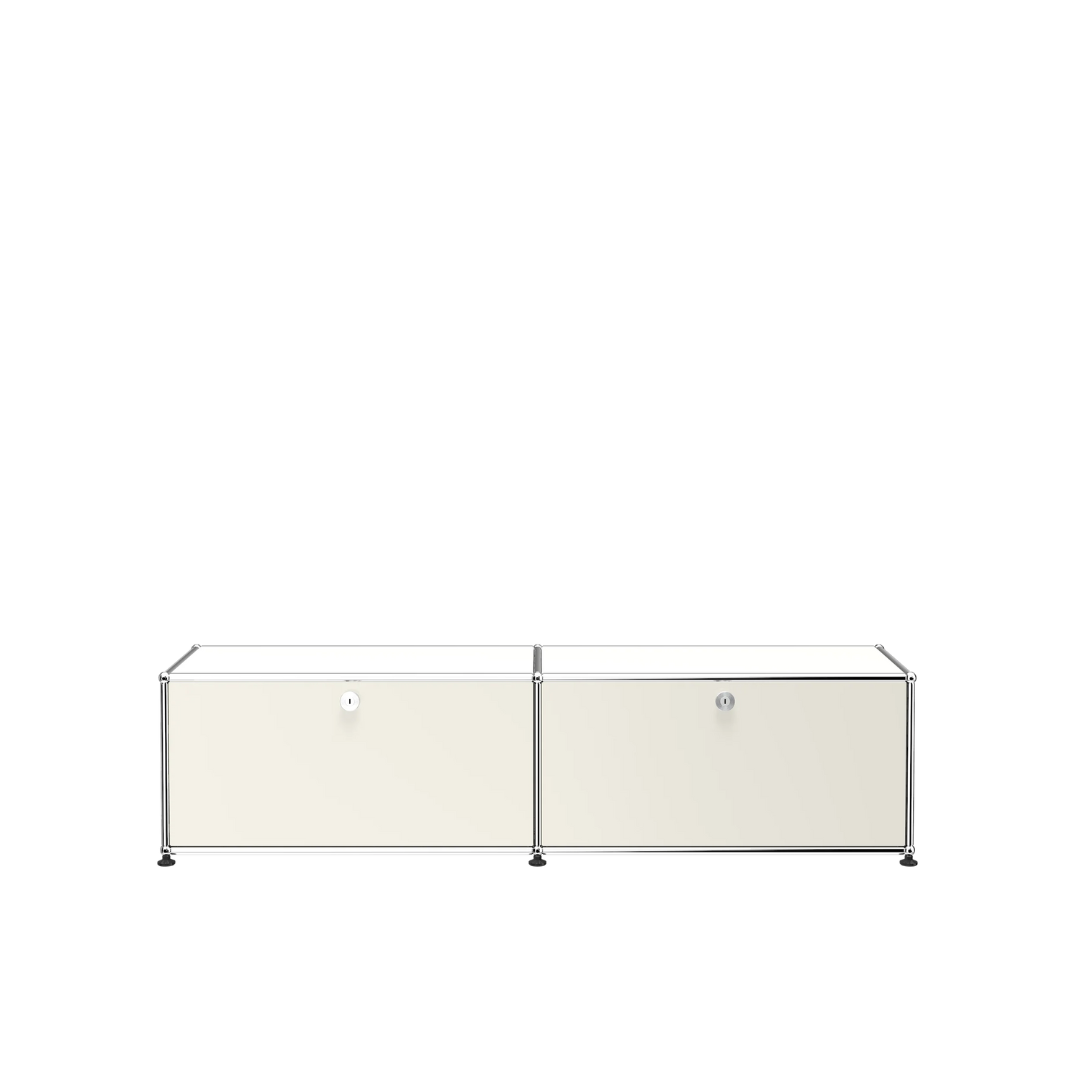 pure white haller media credenza b218 – good neighbor