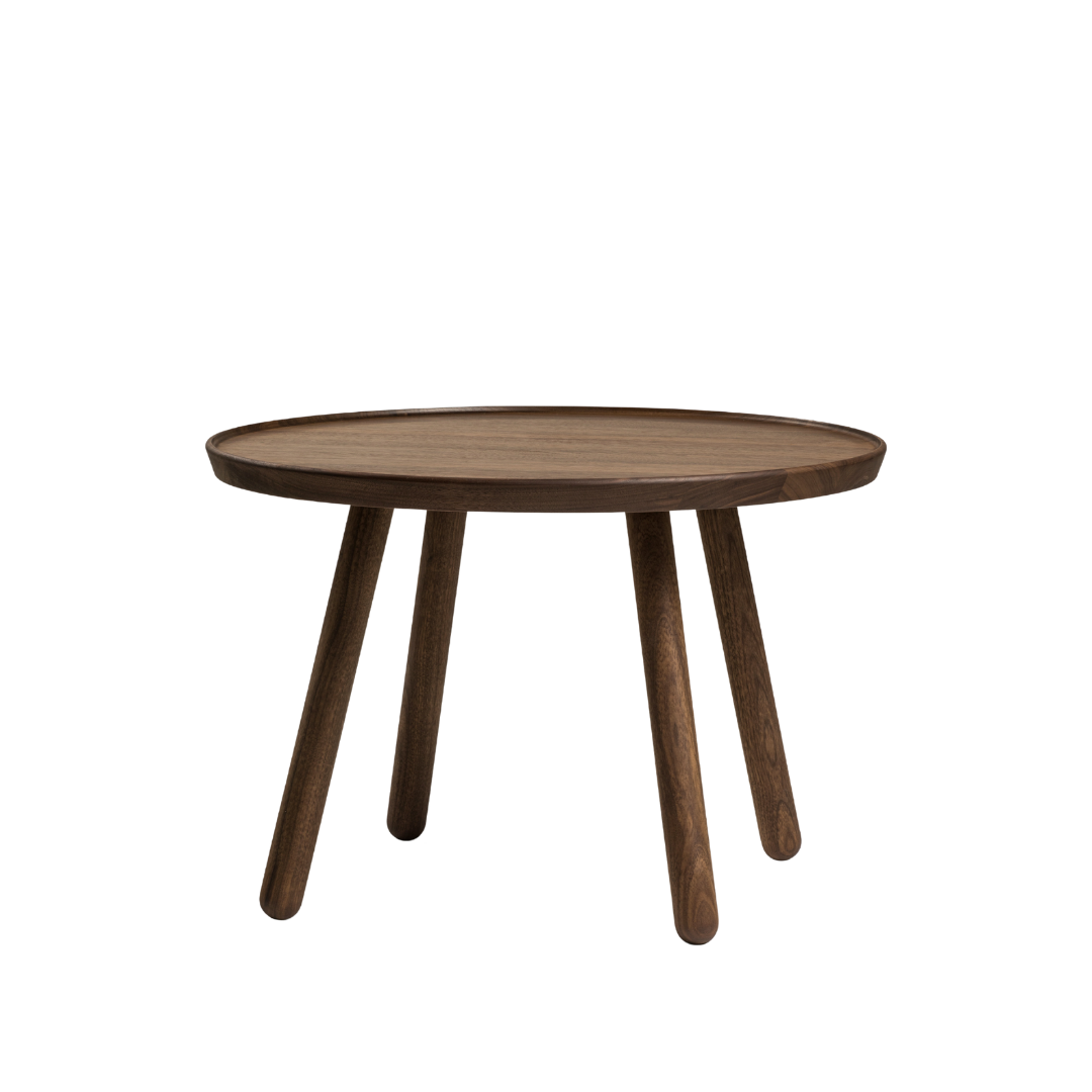 the pelican table in walnut