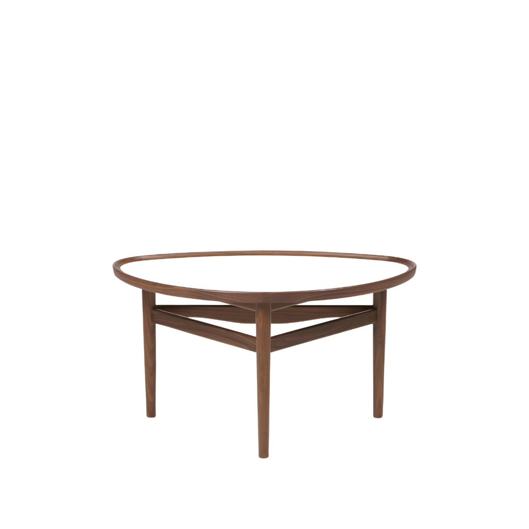 eye table in walnut