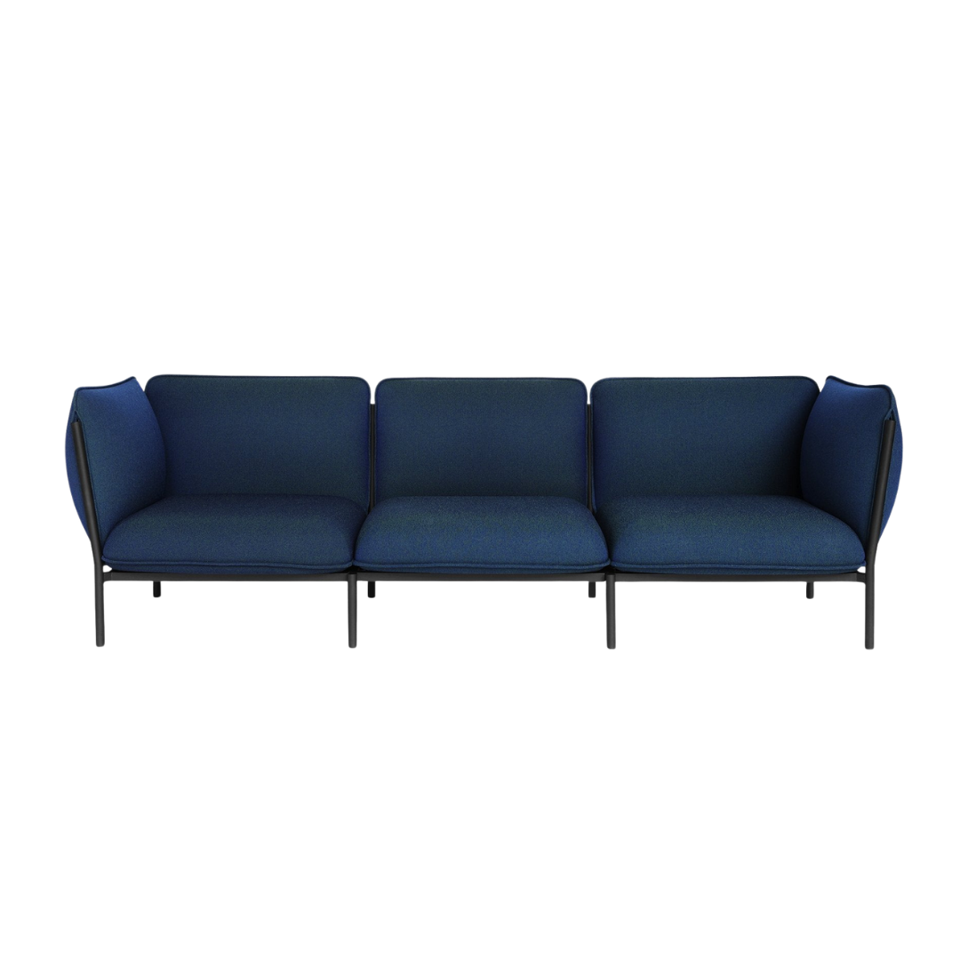 kumo modular 3-seater sofa + armrests