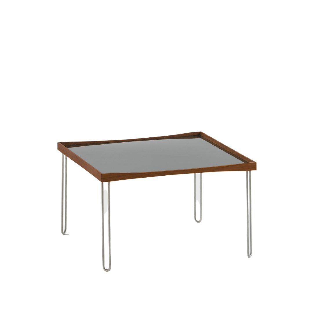 the tray table in walnut