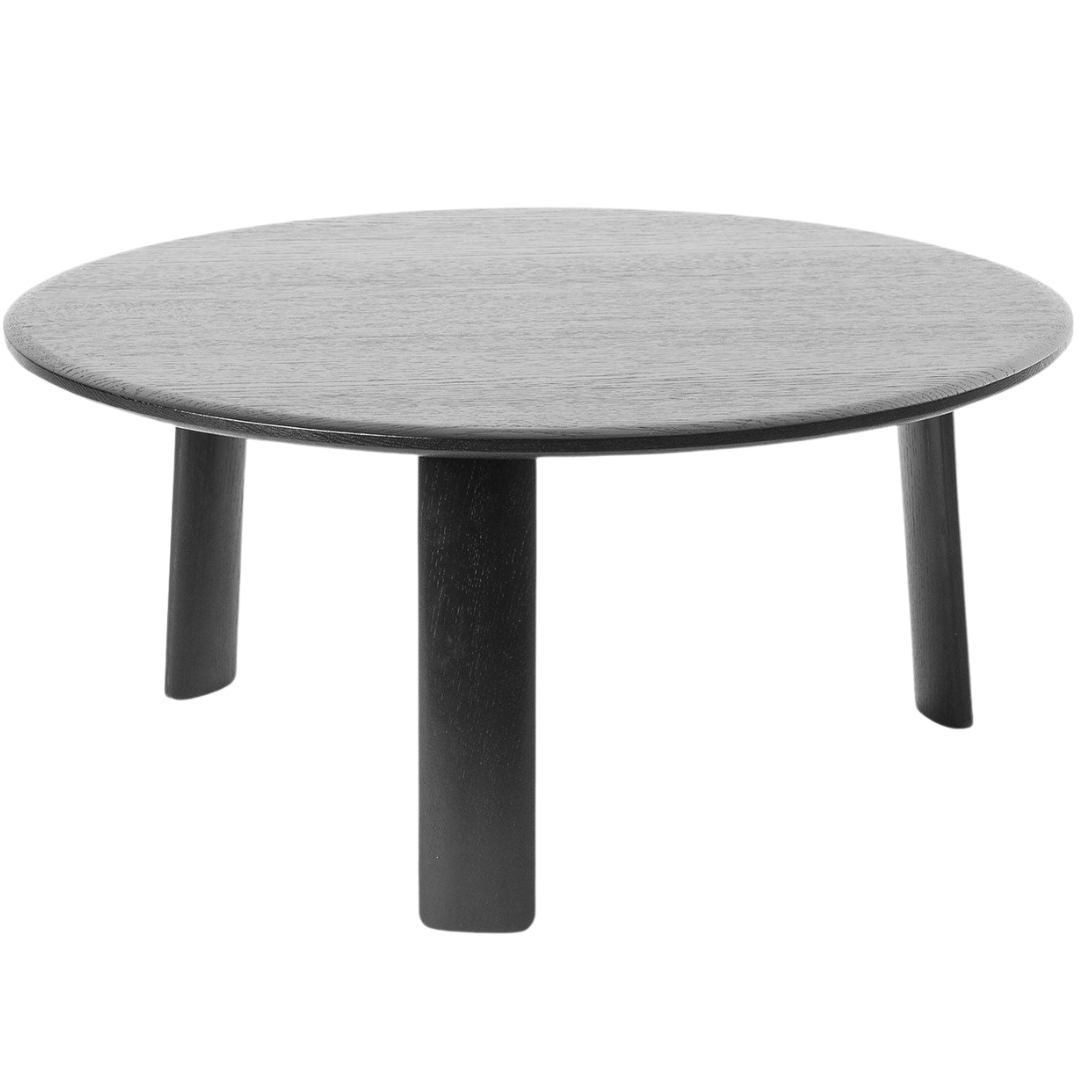 alle coffee table large in black oak