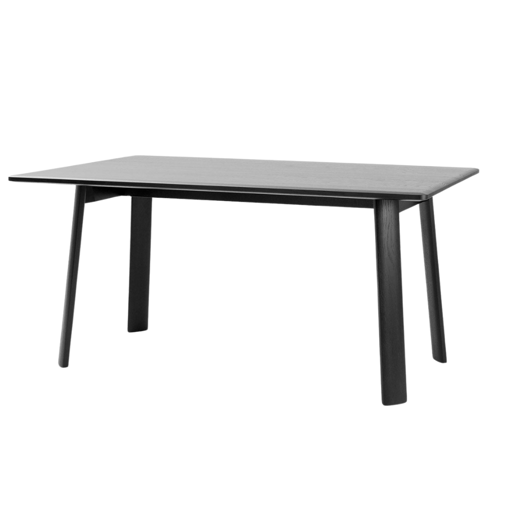 alle table 63" in black oak