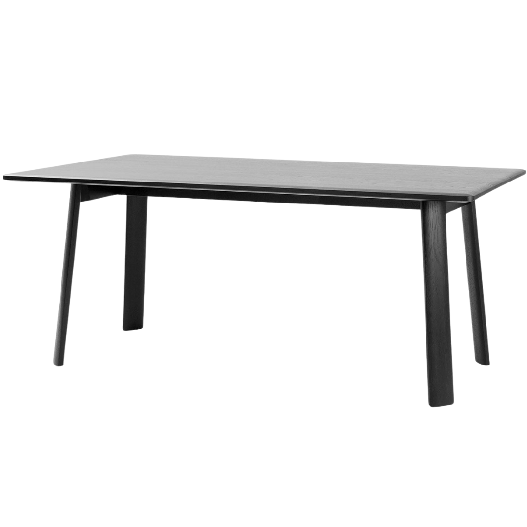 alle table 71" in black oak