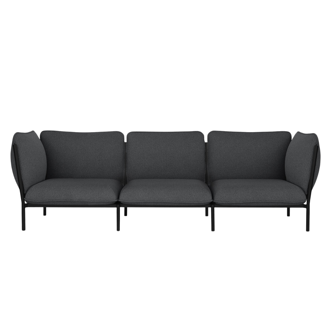 kumo modular 3-seater sofa + armrests