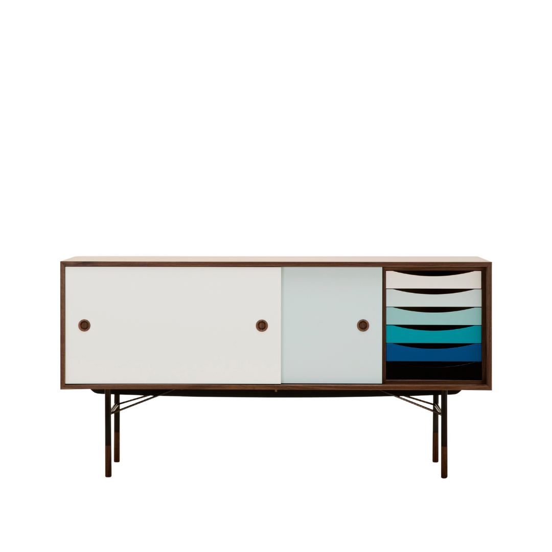 the sideboard in walnut