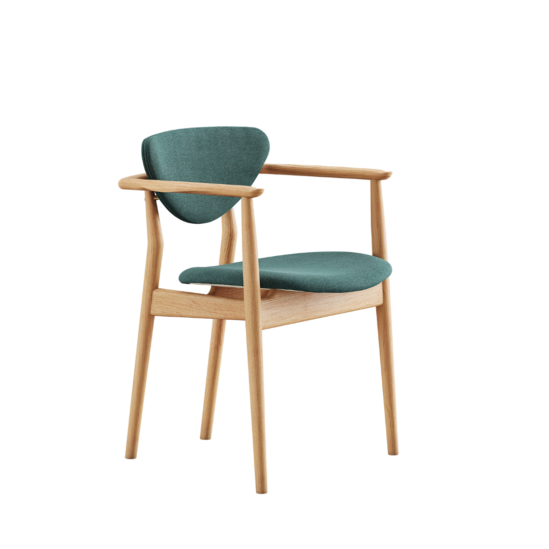 109 chair in oak dark oil