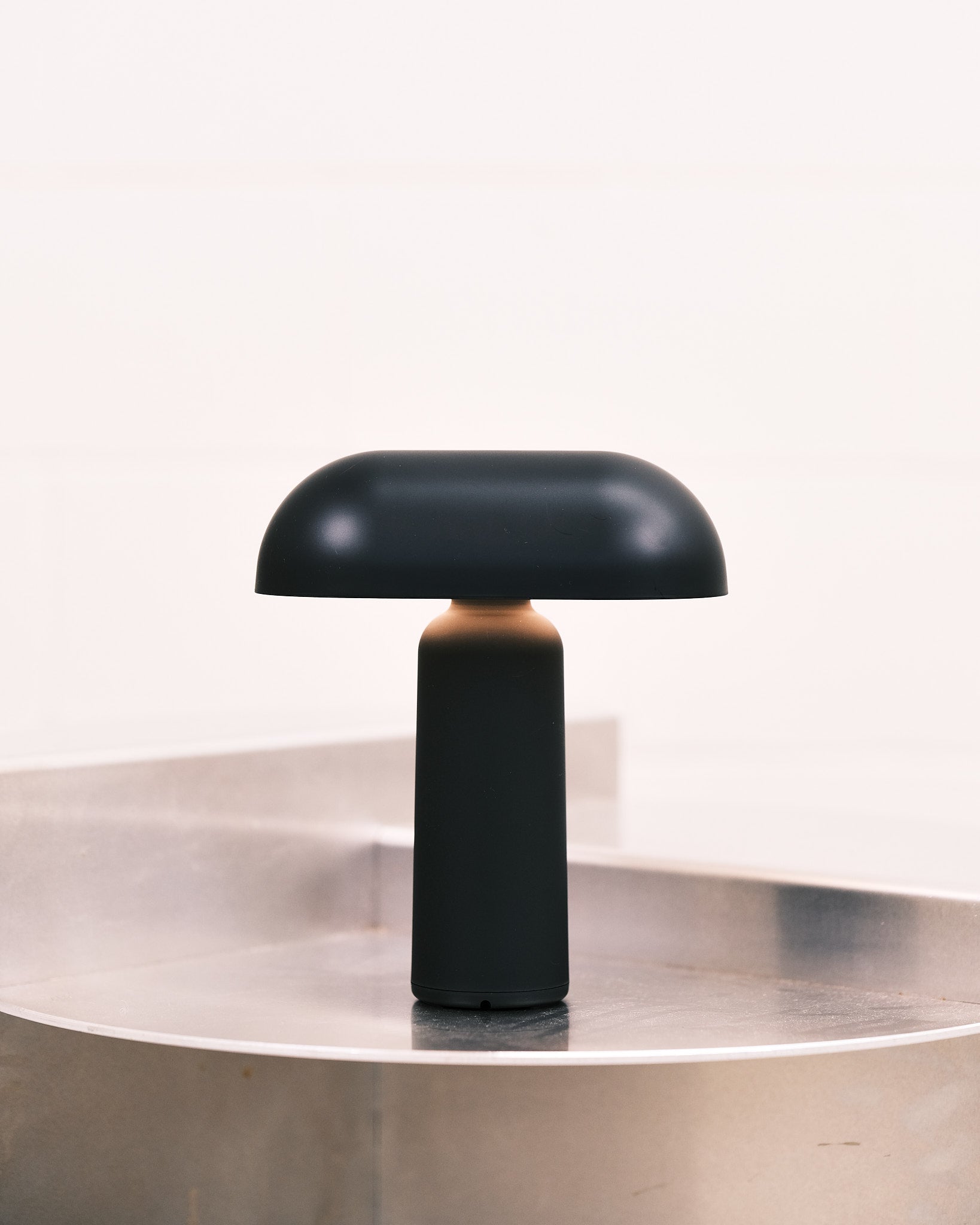 black porta table lamp NEW with NO BOX